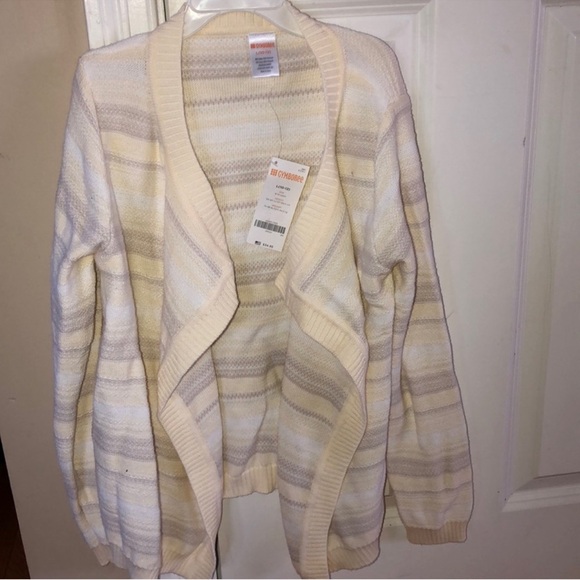 Gymboree girls cardigan sweater tan cream neutral Large‎ NWT Fall Thanksgiving - Picture 6 of 6